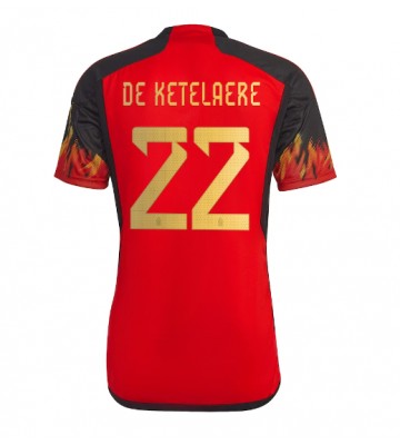Lacne Muži Futbalové dres Belgicko Charles De Ketelaere #22 MS 2022 Krátky Rukáv - Domáci